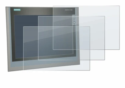 Abbildung des Geräts Siemens Simatic HMI TP 1500 Comfort mit einer Vielzahl des Displayschutzes.