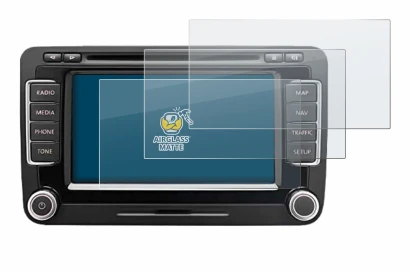 Abbildung des Geräts Volkswagen Eos 2011 RNS 510 6.5" mit einer Vielzahl des Displayschutzes.