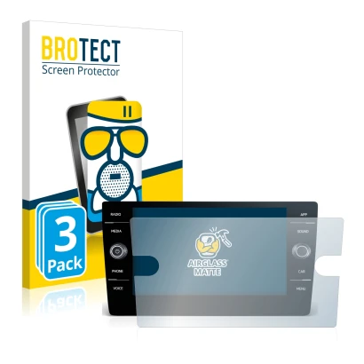 Vorderseite einer Produktverpackung mit dem Markenlogo BROTECT. Daneben ist das Gerät Volkswagen Tiguan R-Line TDI 2020 Discov