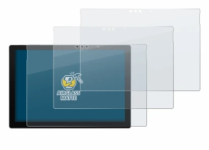 Abbildung des Geräts Microsoft Surface Pro 7 Plus mit einer Vielzahl des Displayschutzes.