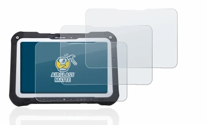Abbildung des Geräts Panasonic Toughbook FZ-G2 mit einer Vielzahl des Displayschutzes.