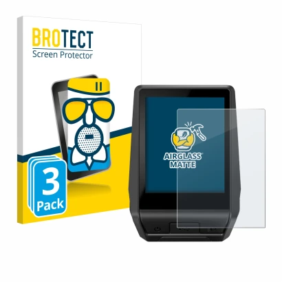 Vorderseite einer Produktverpackung mit dem Markenlogo BROTECT. Daneben ist das Gerät Bosch Nyon 2 2021 mit dem zugehörigen Di