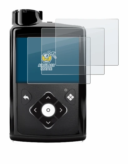 Abbildung des Geräts Medtronic Minimed 780G mit einer Vielzahl des Displayschutzes.