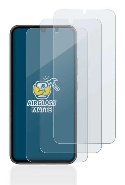 Abbildung des Geräts Samsung Galaxy A34 5G mit einer Vielzahl des Displayschutzes.