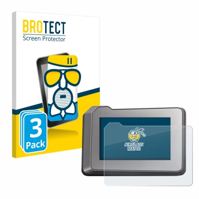 Vorderseite einer Produktverpackung mit dem Markenlogo BROTECT. Daneben ist das Gerät KTM 1290 Super Duke R 2022 TFT-Display 7