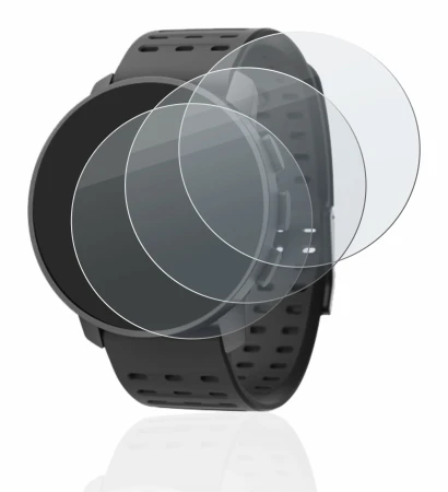 Abbildung des Geräts Suunto 9 Peak Pro mit einer Vielzahl des Displayschutzes.