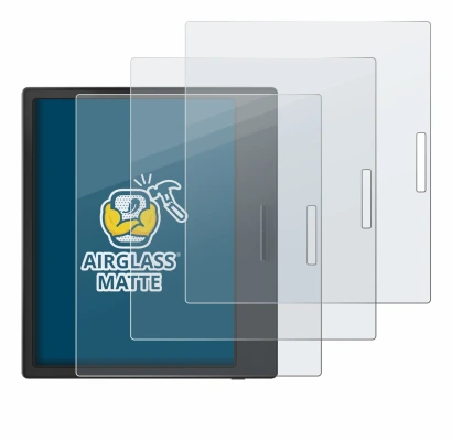 Abbildung des Geräts Boox Page mit einer Vielzahl des Displayschutzes.