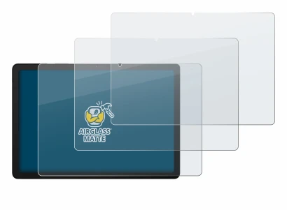 Abbildung des Geräts Samsung Galaxy Tab A9 Plus 5G mit einer Vielzahl des Displayschutzes.