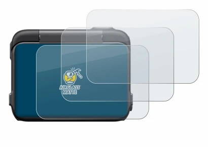 Abbildung des Geräts Insta360 Ace Pro mit einer Vielzahl des Displayschutzes.