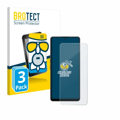 Vorderseite einer Produktverpackung mit dem Markenlogo BROTECT. Daneben ist das Gerät OnePlus Nord CE 3 Lite mit dem zugehörig