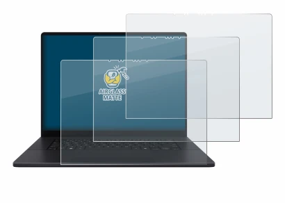 Abbildung des Geräts ASUS ProArt P16 mit einer Vielzahl des Displayschutzes.