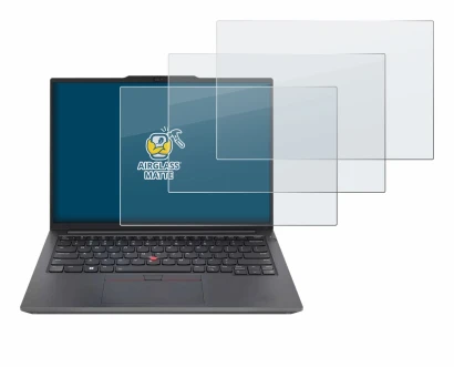 Abbildung des Geräts Lenovo ThinkPad E14 Gen 6 mit einer Vielzahl des Displayschutzes.
