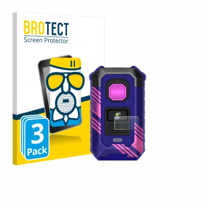 Vorderseite einer Produktverpackung mit dem Markenlogo BROTECT. Daneben ist das Gerät Vaporesso Armour Max mit dem zugehörigen