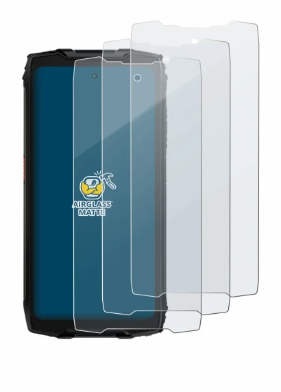 Abbildung des Geräts Blackview BV9300 Pro mit einer Vielzahl des Displayschutzes.