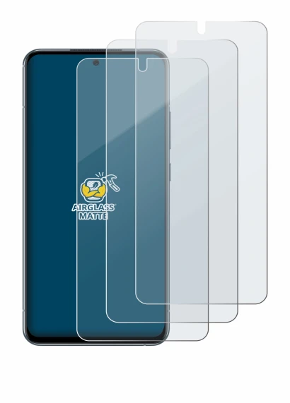 Abbildung des Geräts Nokia X30 5G mit einer Vielzahl des Displayschutzes.