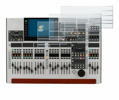 Abbildung des Geräts Behringer Wing (Set bestehend aus 11 Folien) mit einer Vielzahl des Displayschutzes.