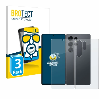 Vorderseite einer Produktverpackung mit dem Markenlogo BROTECT. Daneben ist das Gerät Samsung Galaxy S25 Ultra Enterprise Edit