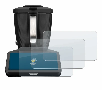 Abbildung des Geräts Vorwerk Thermomix TM7 mit einer Vielzahl des Displayschutzes.