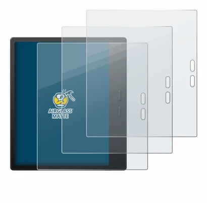 Abbildung des Geräts Boox Go 7 mit einer Vielzahl des Displayschutzes.