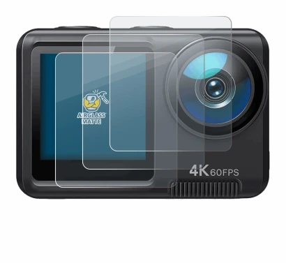 Abbildung des Geräts Wolfang GA420 mit einer Vielzahl des Displayschutzes.