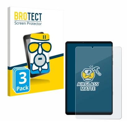 Vorderseite einer Produktverpackung mit dem Markenlogo BROTECT. Daneben ist das Gerät Lenovo Legion Y700 2022 mit dem zugehöri