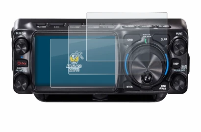 Abbildung des Geräts Yaesu FTX-1 mit einer Vielzahl des Displayschutzes.