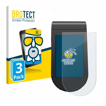 Vorderseite einer Produktverpackung mit dem Markenlogo BROTECT. Daneben ist das Gerät SoFlow SO4 Pro MAX mit dem zugehörigen D