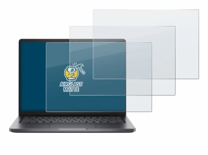 Abbildung des Geräts Dell Pro 14 PC14250 mit einer Vielzahl des Displayschutzes.