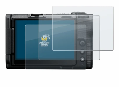 Abbildung des Geräts Nikon ZR mit einer Vielzahl des Displayschutzes.