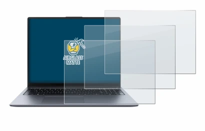 Abbildung des Geräts Huawei MateBook D 16 2024 mit einer Vielzahl des Displayschutzes.