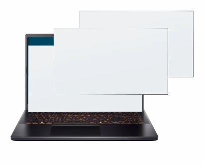 Abbildung des Geräts Acer Nitro V 15 mit einer Vielzahl des Displayschutzes.