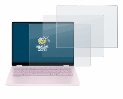 Abbildung des Geräts HP OmniBook 5 Flip 14 14-fp0153ng mit einer Vielzahl des Displayschutzes.