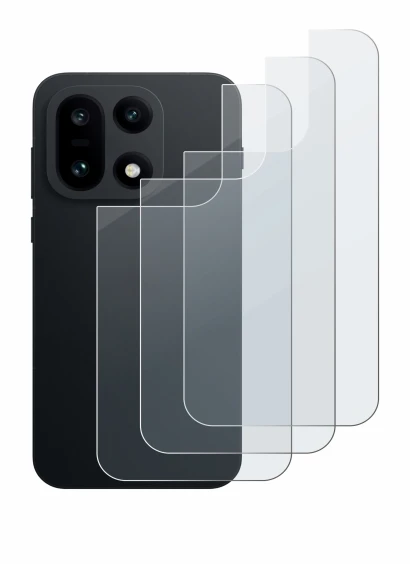 Abbildung des Geräts OnePlus 15 (Rückseite) mit einer Vielzahl des Displayschutzes.