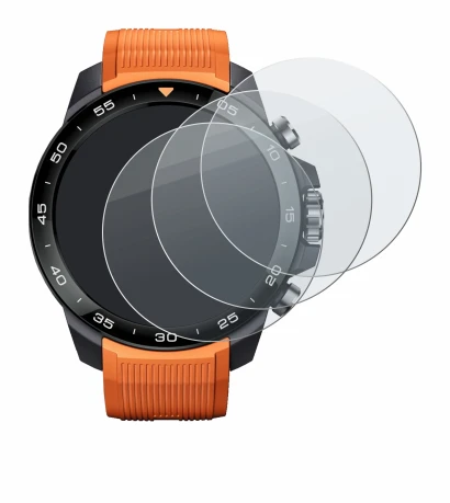 Abbildung des Geräts Xiaomi Mibro GS Explorer S mit einer Vielzahl des Displayschutzes.