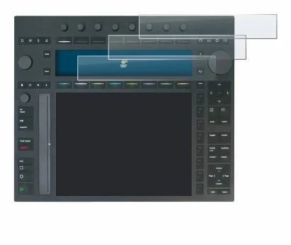 Abbildung des Geräts Ableton Push 3 mit einer Vielzahl des Displayschutzes.
