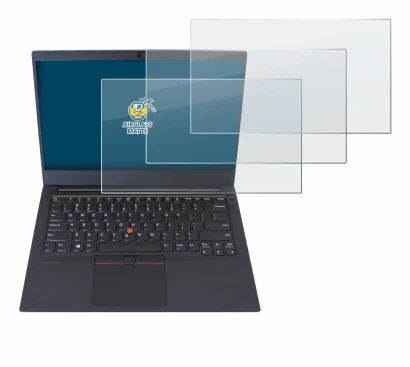 Abbildung des Geräts Lenovo ThinkPad E14 Gen 1 mit einer Vielzahl des Displayschutzes.