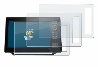 Abbildung des Geräts Humminbird Xplore 9 mit einer Vielzahl des Displayschutzes.