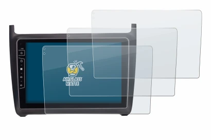 Abbildung des Geräts Dynavin D9-69H Premium Flex 9" mit einer Vielzahl des Displayschutzes.