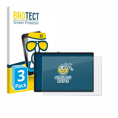 Vorderseite einer Produktverpackung mit dem Markenlogo BROTECT. Daneben ist das Gerät Dghrti TAB30 10.1" mit dem zugehörigen D