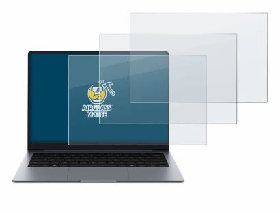 Abbildung des Geräts Samsung Galaxy Book6 14" mit einer Vielzahl des Displayschutzes.