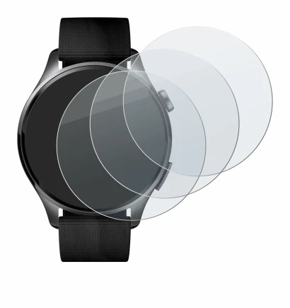 Abbildung des Geräts Xiaomi Watch 5 (47 mm) mit einer Vielzahl des Displayschutzes.