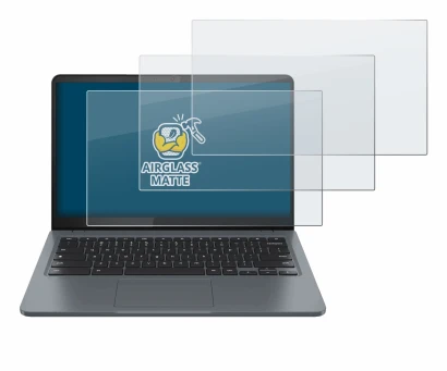 Abbildung des Geräts Lenovo IdeaPad Slim 3 Chromebook Gen 8 14" mit einer Vielzahl des Displayschutzes.