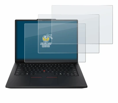 Abbildung des Geräts Lenovo ThinkPad P14s Gen 7 14" mit einer Vielzahl des Displayschutzes.