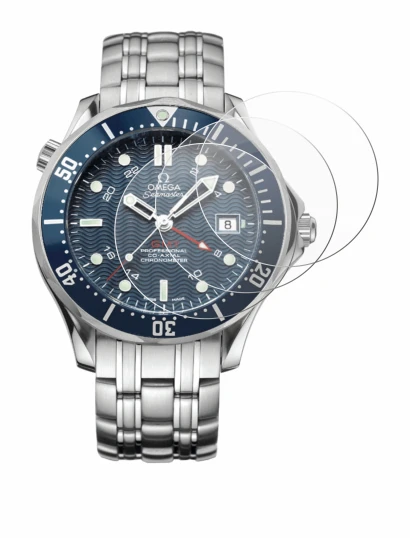 Abbildung des Geräts Omega Seamaster Diver (41 mm) mit einer Vielzahl des Displayschutzes.