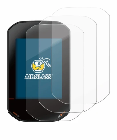 Abbildung des Geräts Bryton Rider 420 mit einer Vielzahl des Displayschutzes.