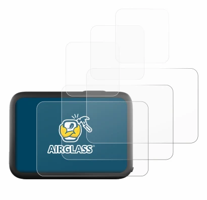 Abbildung des Geräts GoPro Hero 11 Black mit einer Vielzahl des Displayschutzes.