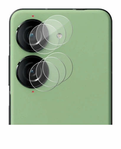 Abbildung des Geräts ASUS ZenFone 10 (NUR Kameraschutz) mit einer Vielzahl des Displayschutzes.