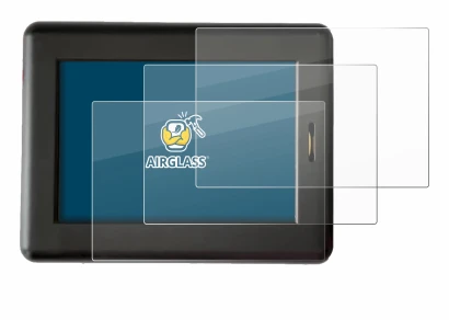 Abbildung des Geräts XC Tracer Maxx II mit einer Vielzahl des Displayschutzes.