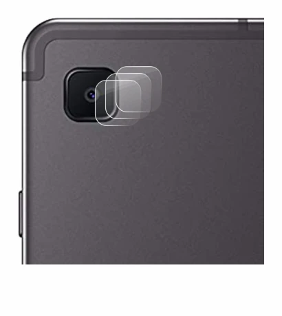 Abbildung des Geräts Samsung Galaxy Tab S6 Lite WiFi 2024 (NUR Kameraschutz) mit einer Vielzahl des Displayschutzes.