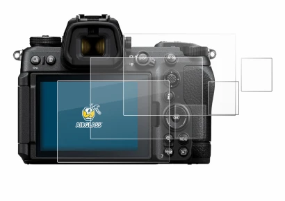 Abbildung des Geräts Nikon Z6 III mit einer Vielzahl des Displayschutzes.